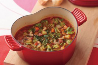 Minestrone Soup (Italian Tomato Vegetable Soup)